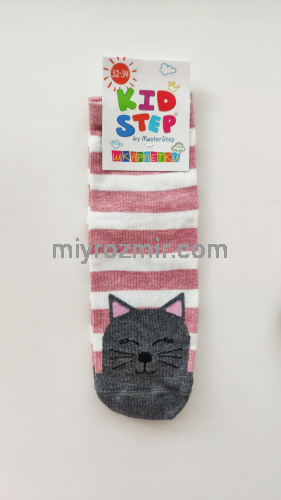 Шкарпетки в смужку та з котиками Master Step 833 фото 6