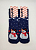 Світло-сірі жіночі махрові новорічі теплі шкарпетки з пінгвінами Gofre 223