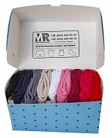 Набір жіночих однотонних кольорових шкарпеток 10шт Master Step 204