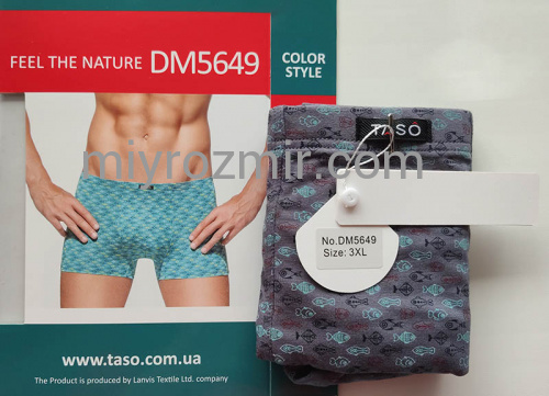 Чоловічі труси шорти TASO DM 5649 COLOUR STYLE фото 3