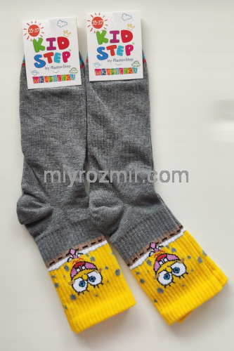 Дитячі бавовняні шкарпетки Губка Боб  Master Step 005 фото 29