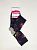 Жіночі новорічні махрові шкарпетки Master Step 603 Темно-сині 37-39