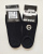 Чорні однотонні безшовні бавовняні короткі шкарпетки сліди Master Step Premium 731 38-40