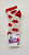 Прикольні жіночі літні шкарпетки з малюнком Червоні губи Поцілуйчики Master Step 2321 Айворі 37-39