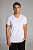 Чоловіча біла бавовняна футболка без малюнку MSН 011/002 (MBSK 500/02/01) Ellen 2XL