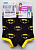 Шкарпетки унісекс "Бетмен" Master 219 Чорні з жовтим 35-37