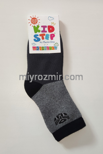 Темні махрові дитячі шкарпетки KidStep 4534 фото 2