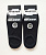 Чорні однотонні безшовні бавовняні короткі шкарпетки сліди Master Step Premium 731 35-37