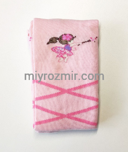 Master Step KidStep 5001 рожеві дівчачі бавовняні колготки з феєю фото 2 Master Step KidStep 5001 рожеві дівчачі бавовняні колготки з феєю фото 2