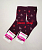 Бордові махрові теплі жіночі класичні шкарпетки з новорічним принтом Master Step 2531 38-40