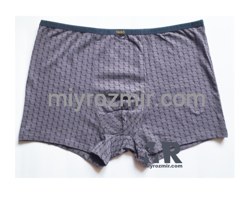 TASO 5795 бавовняно-бамбукові чоловічі труси шорти з вузькою резинкою та геометричним малюнком