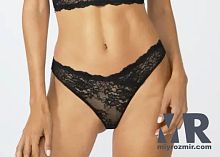 Ellen Group Mix&match LMBA 301/10/02 набір 2шт чорних жіночих трусиків міні-бікіні з мереживом без малюнку