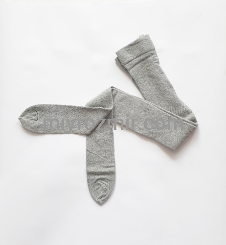 Vignoni сірі однотонні бавовняні колготи на дівчинку фото 3 Vignoni сірі однотонні бавовняні колготи на дівчинку фото 3