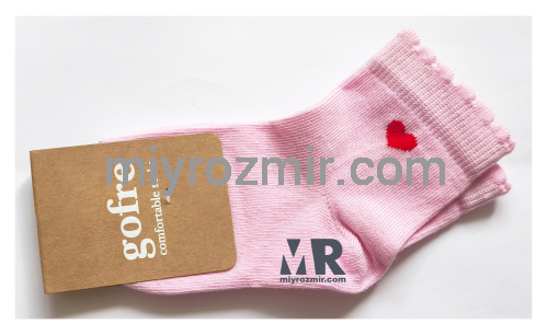 Gofre 315 дитячі шкарпетки з сердечком фото 3