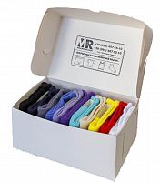 Набір жіночих однотонних кольорових шкарпеток 11шт Master Step 429