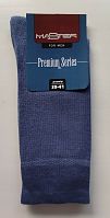 Сині чоловічі класичні шкарпетки Бавовна однотонні Premium 171 Master