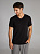 Чоловіча чорна бавовняна футболка без малюнку MSН 011/001 (MBSK 500/02/02) Ellen Розмір XL