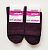 Бордові жіночі бавовняні однотонні шкарпетки Master Step 212 37-39