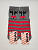 Мохнаті новорічні жіночі шкарпетки з прикольними новорічними малюнками Gofre 252 23-25 Сірі