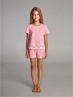 Рожева піжама для дівчинки GNP 075/001 Ellen