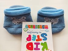 Master Step KidStep 0502 Дитячі махрові теплі кольорові пінетки з малюнком на новонароджених малюків