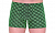 Класичні бавовняні чоловічі труси шорти з малюнком Fuko UB 8153 3XL Зелені