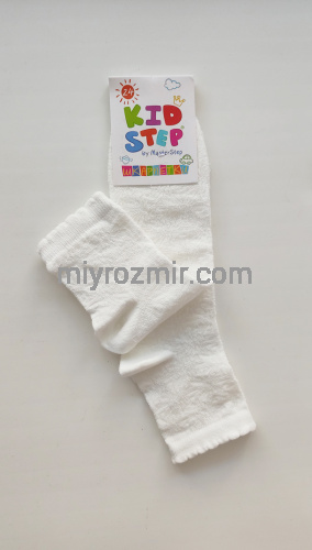 Ажурні дитячі шкарпетки без малюнку з рюшами без резинки Master Step 853 фото 7