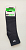 Спортивні однотонні шкарпетки з широкою резинкою Master Step 322 Темно-сірі 44-46