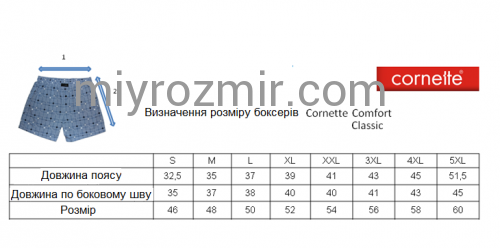 Сімейні труси Боксерки "Суші" Cornette Classic 001/86 та 011/86 фото 5