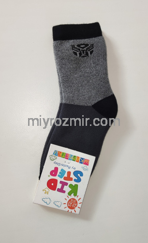 Темні махрові дитячі шкарпетки KidStep 4534 фото 3