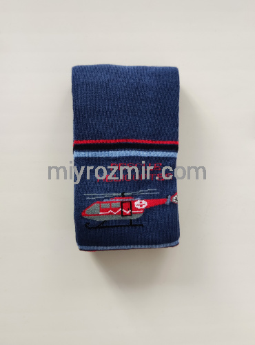 MasterStep KidStep 901 Бавовняні колготи на хлопчика з малюнком Гелікоптера