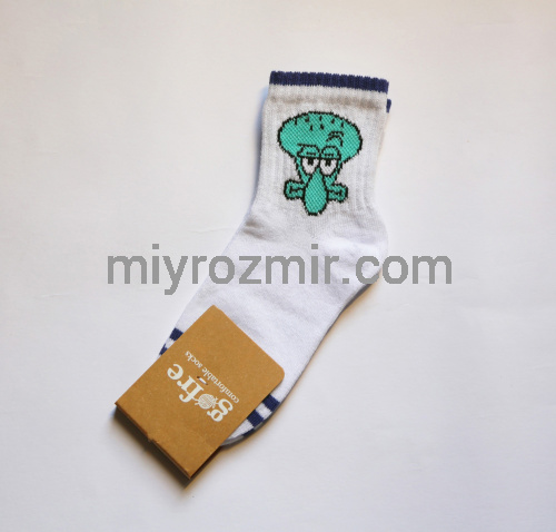Gofre 307/1 дитячі шкарпетки з Губка Боб і Скідвард фото 2