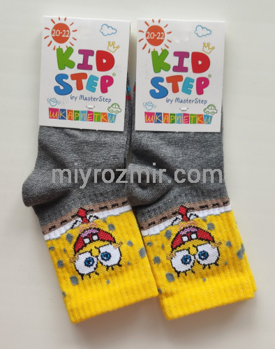 Дитячі бавовняні шкарпетки Губка Боб  Master Step 005 фото 23