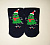 Прикольні новорічні махрові дитячі шкарпетки з ялинкою на скейті Легка Хода 9270 18-20 / 7-8 років