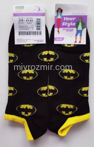 Прикольні шкарпетки унісекс Бетмен Master 219 / 836 фото 5