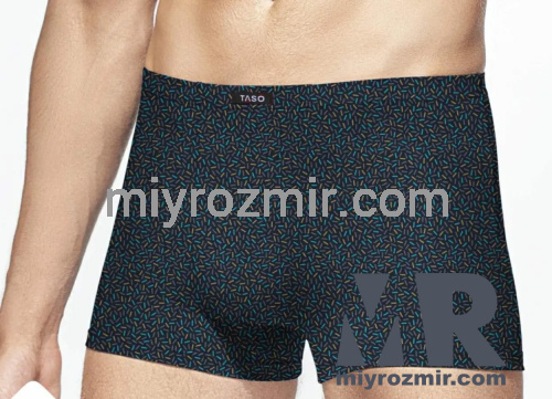 TASO 5785 Colour style бамбукові труси шорти з дрібним малюнком на чоловіка фото 3