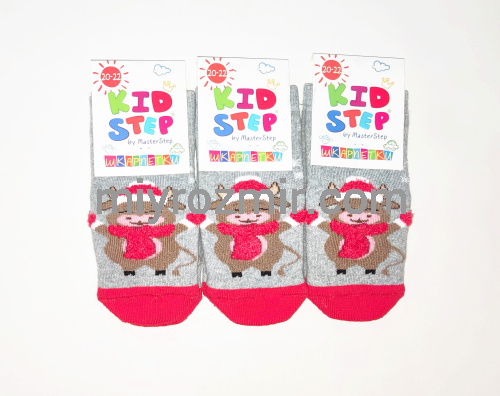 Master Step KidStep 058 Махрові шкарпетки для малюків на новий рік Master Step KidStep 058 Махрові шкарпетки для малюків на новий рік