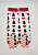 Мохнаті новорічні жіночі шкарпетки з прикольними новорічними малюнками Gofre 252 23-25 Білі