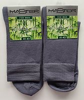 Сірі чоловічі шкарпетки бамбук без малюнку 754 Master