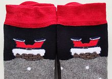 Шкарпетки новорічні махра Лонкаме 3065