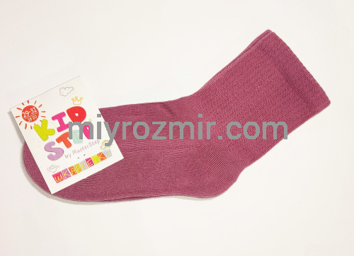Master Step KidStep 0430 однотонні дитячі шкарпетки з махровою стопою фото 4