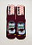Бордові жіночі махрові новорічі теплі шкарпетки з пінгвіном Gofre 223 23-25
