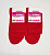 Червоні жіночі однотонні шкарпетки без малюнку Master Step 212 35-37