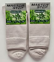 Світло-сірі чоловічі шкарпетки Бамбук однотонні 754 Master Step