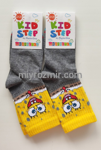 Дитячі бавовняні шкарпетки Губка Боб  Master Step 005 фото 27