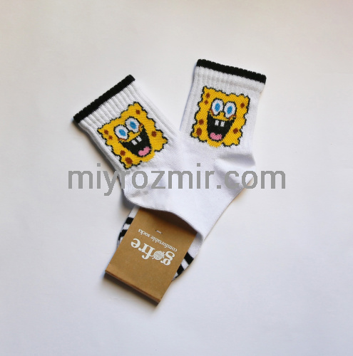 Gofre 307/1 дитячі шкарпетки з Губка Боб і Скідвард