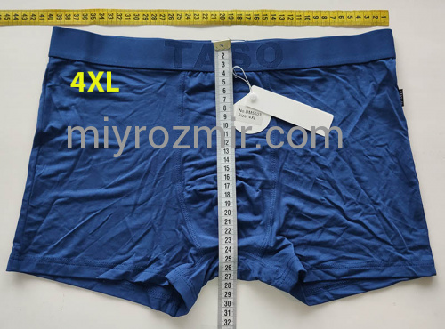 Труси шорти чоловічі, боксерки з модалу, однотонні з широкою відкритою резинкою TASO 5603 фото 5