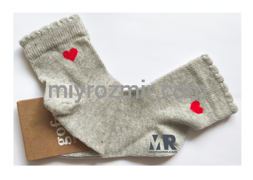 Gofre 315 дитячі шкарпетки з сердечком фото 7