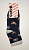 Сині жіночі середні шкарпетки з прикольними малюнками Gofre 206 Коти 23-25