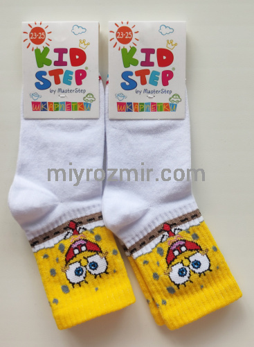 Дитячі бавовняні шкарпетки Губка Боб  Master Step 005 фото 12